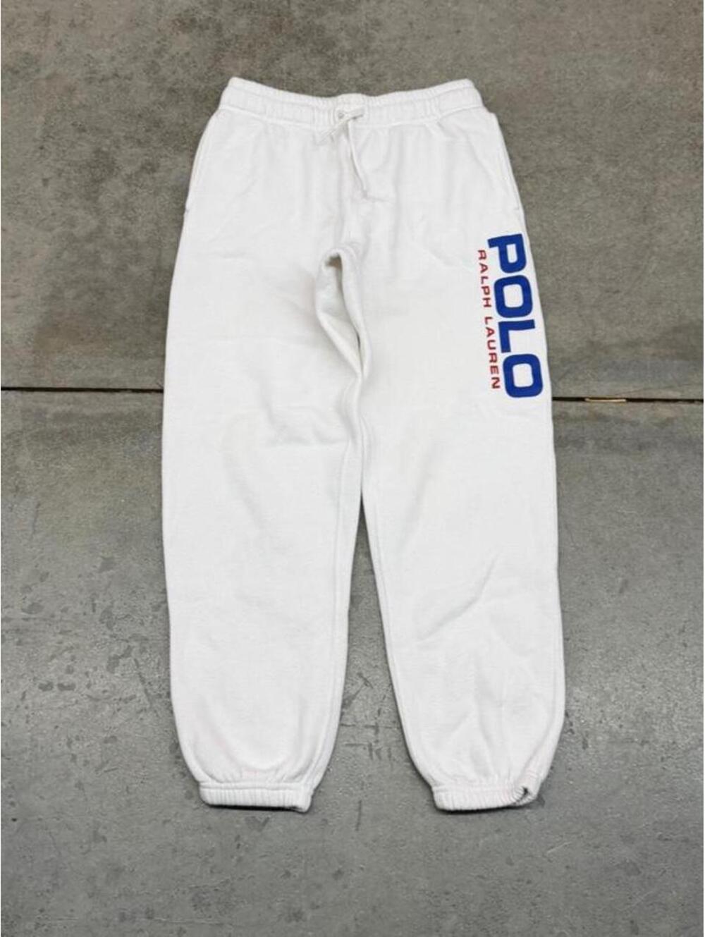 vintage polo ralph lauren white jogger sweatpants size small WOMENS